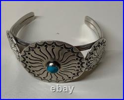 LS, Bracelet, Turquoise, Sterling Silver, Navajo