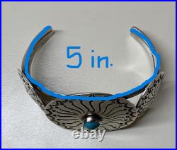 LS, Bracelet, Turquoise, Sterling Silver, Navajo