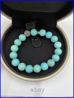 Lagos caviar fine jewelry bracelet with Turquoise Silver