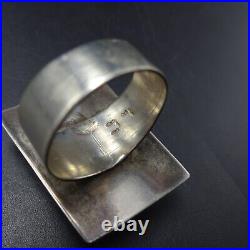 Larry Castillo NAVAJO Sterling Silver CORAL OPAL TURQUOISE Inlay RING size 8.5 Larry Castillo NAVAJO Sterling Silver CORAL OPAL TURQUOISE Inlay RING size 8.5