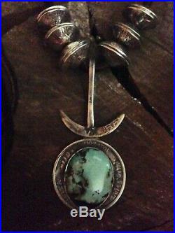 Liberty Cresent Blossom Turquoise Necklace Pendant $975
