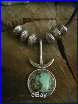 Liberty Cresent Blossom Turquoise Necklace Pendant $975