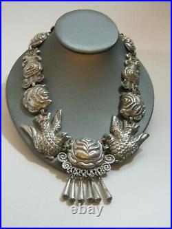 MATL Matilde Poulat Magnificent Sterling Silver Necklace Museum Quality