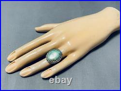 Marvelous Vintage Navajo Royston Turquoise Sterling Silver Ring