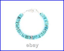 Men's 9mm Kingman Turquoise Bracelet, Southwestern Native American-Inspired