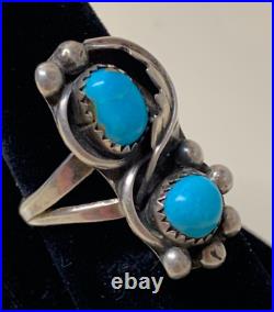 Michael Kabotie, Ring, Turquoise, Sterling Silver, Hopi, 7 1/2