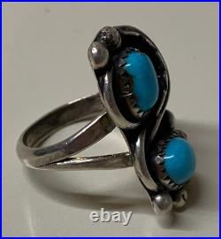 Michael Kabotie, Ring, Turquoise, Sterling Silver, Hopi, 7 1/2