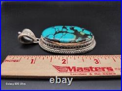 NEW 321 CTW TURQUOISE 3.25 WithBALE STERLING SILVER 925 JEWELRY PENDANT 64.3 GR