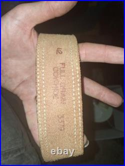 Native American Navajo Buffalo Belt Buckle Sterling Silver Turquoise