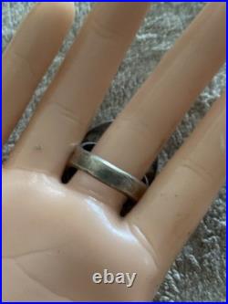 Native American Navajo Indian Scott Dave Sterling Silver Turquoise Stone Ring