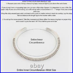 Native American Navajo Silver & Blackjack Turquoise Bracelet By Walter Vandever