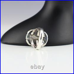 Native American Navajo Silver & Golden Hills Turquoise Ring By Will Denetdale