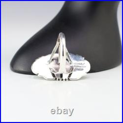 Native American Navajo Sterling Silver & Lapis Ring By Will Denetdale