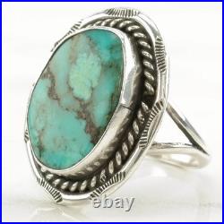 Native American Silver Ring Turquoise Sterling Size 10 Native American Silver Ring Turquoise Sterling Size 10