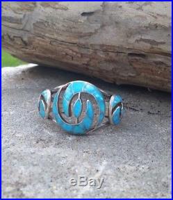 Native American Sterling Silver & Turquoise Cuff Bracelet