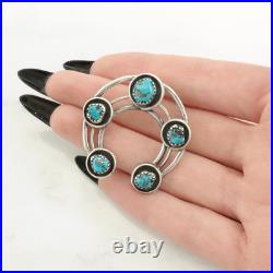 Native American Turquoise Naja Sterling Silver Pendant Native American Turquoise Naja Sterling Silver Pendant