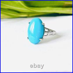 Natural Gemstone High Grade Turquoise Ring Handmade Valuable Unique Jewelry Gift Natural Gemstone High Grade Turquoise Ring Handmade Valuable Unique Jewelry Gift