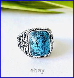 Natural Gemstone Spaiderweb Turquoise Ring Holy Sword Valuable Unique Jewelry Natural Gemstone Spaiderweb Turquoise Ring Holy Sword Valuable Unique Jewelry