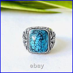 Natural Gemstone Spaiderweb Turquoise Ring Holy Sword Valuable Unique Jewelry Natural Gemstone Spaiderweb Turquoise Ring Holy Sword Valuable Unique Jewelry