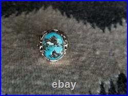 Natural Turquoise Silver Big Boy Mens Southwest Ring Size 10 to 13