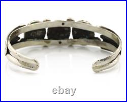 Navajo Bracelet. 925 Silver Arizona Turquoise Artist Signed C Montoya Circa 80's