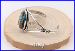 Navajo Bracelet Signed R Yazzie Royston Turquoise Native Am NA Jewelry size 6.75