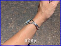 Navajo Bracelet Signed R Yazzie Royston Turquoise Native Am NA Jewelry size 6.75