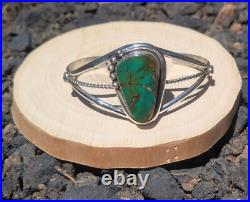Navajo Bracelet Signed R Yazzie Royston Turquoise Native NA Jewelry size 6.5in