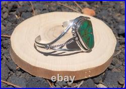 Navajo Bracelet Signed R Yazzie Royston Turquoise Native NA Jewelry size 6.5in