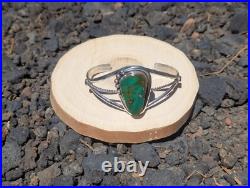 Navajo Bracelet Signed R Yazzie Royston Turquoise Native NA Jewelry size 6.5in