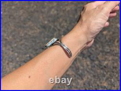 Navajo Bracelet Signed R Yazzie Royston Turquoise Native NA Jewelry size 6.5in