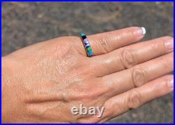 Navajo Handmade Ring Sterling Silver Native American Jewelry Signed Size 6.25 NA