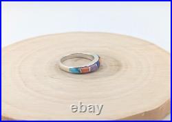 Navajo Handmade Ring Sterling Silver Native American Jewelry Signed Size 7 NA Navajo Handmade Ring Sterling Silver Native American Jewelry Signed Size 7 NA