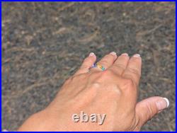 Navajo Handmade Ring Sterling Silver Native American Jewelry Signed Size 7 NA Navajo Handmade Ring Sterling Silver Native American Jewelry Signed Size 7 NA