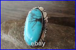 Navajo Indian Jewelry Sterling Silver Turquoise Ring Size 5 Johnson