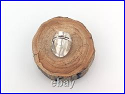 Navajo Ring Southwest Jewelry Turquoise Cluster Signed Native American size 8.25