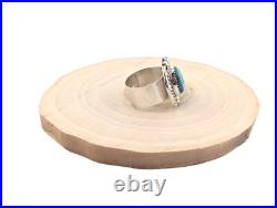 Navajo Rings Sterling Silver & Turquoise Handmade Native Am Signed Jewelry Navajo Rings Sterling Silver & Turquoise Handmade Native Am Signed Jewelry