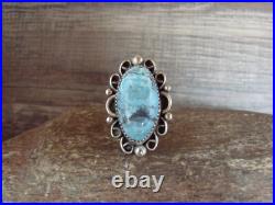 Navajo Sterling Silver Turquoise Adjustable Ring Size 8 to 11 Albert Cleveland Navajo Sterling Silver Turquoise Adjustable Ring Size 8 to 11 Albert Cleveland