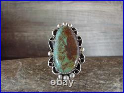 Navajo Sterling Silver Turquoise Adjustable Ring Size 8 to 11 Albert Cleveland Navajo Sterling Silver Turquoise Adjustable Ring Size 8 to 11 Albert Cleveland