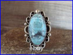 Navajo Sterling Silver Turquoise Adjustable Ring Size 8 to 11 Albert Cleveland Navajo Sterling Silver Turquoise Adjustable Ring Size 8 to 11 Albert Cleveland