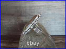 Navajo Sterling Silver Turquoise Adjustable Ring Size 8 to 11 Albert Cleveland Navajo Sterling Silver Turquoise Adjustable Ring Size 8 to 11 Albert Cleveland
