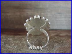 Navajo Sterling Silver Turquoise Adjustable Ring Size 8 to 11 Albert Cleveland