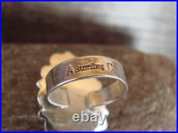Navajo Sterling Silver Turquoise Adjustable Ring Size 8 to 11 Albert Cleveland Navajo Sterling Silver Turquoise Adjustable Ring Size 8 to 11 Albert Cleveland
