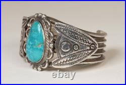 Navajo Sterling Silver with Turquoise Bracelet Navajo Sterling Silver with Turquoise Bracelet