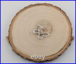 Navajo Turquoise Butterfly Ring Sterling Silver Handmade Native American Jewelry