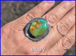 Navajo Turquoise Ring Sterling Silver Genuine Native American Jewelry Size 7 Navajo Turquoise Ring Sterling Silver Genuine Native American Jewelry Size 7