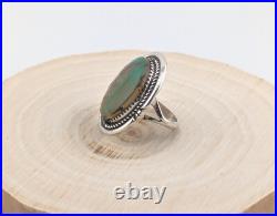 Navajo Turquoise Ring Sterling Silver Genuine Native American Jewelry Size 7 Navajo Turquoise Ring Sterling Silver Genuine Native American Jewelry Size 7