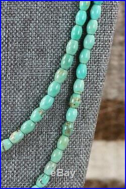 Navajo Turquoise & Sterling Silver Necklace Native American