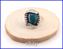 Navajo Turquoise & Sterling Silver Statement Ring Native American Jewelry Sz 7.5 Navajo Turquoise & Sterling Silver Statement Ring Native American Jewelry Sz 7.5