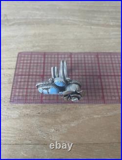 Navajo jewelry Chris Etsitty signed adjustable ring